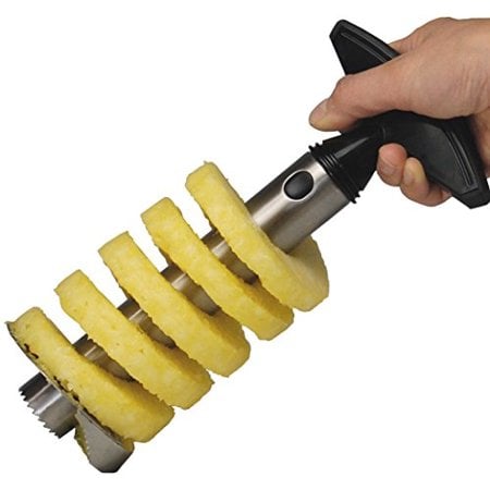 Stainless Steel Pineapple Corer, Peeler, Slicer, and Stem Remover