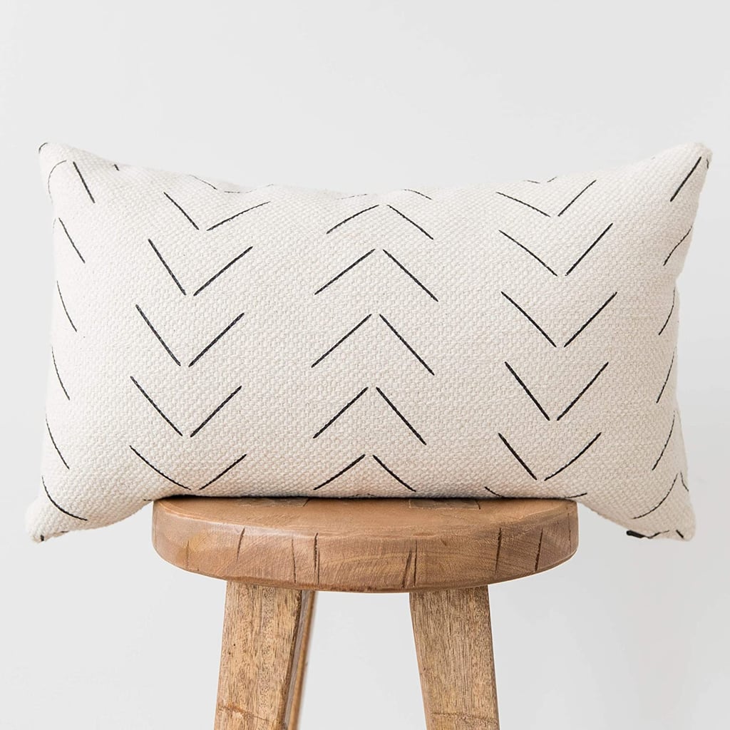 A Simple Pillow Cover: Woven Nook Decorative Lumbar Throw Pillow Cover