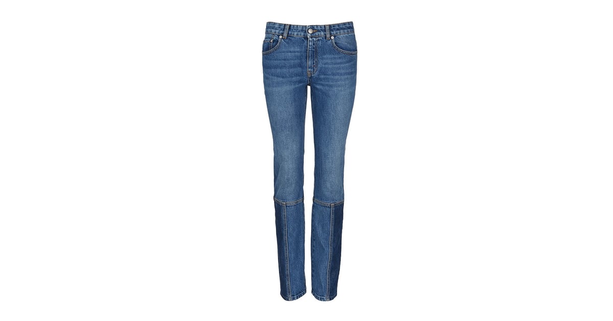 Alexander McQueen Patchwork Jeans ($695) | Fall 2016 Denim Trends ...