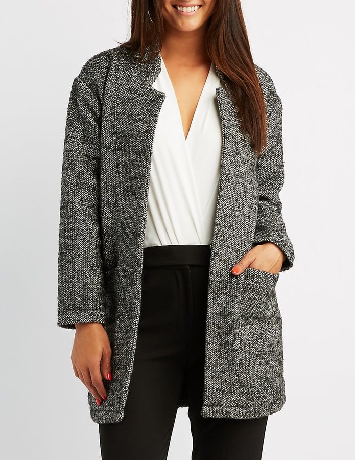 Charlotte Russe Tweed Coat | Cheap Fall Coats | POPSUGAR Fashion Photo 16