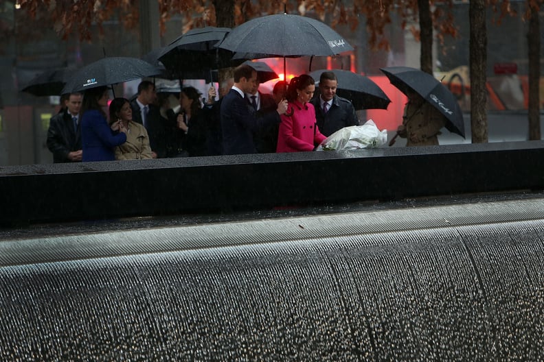 She Paid Respect to Victims of Flight 93 With a Bouquet of White Roses