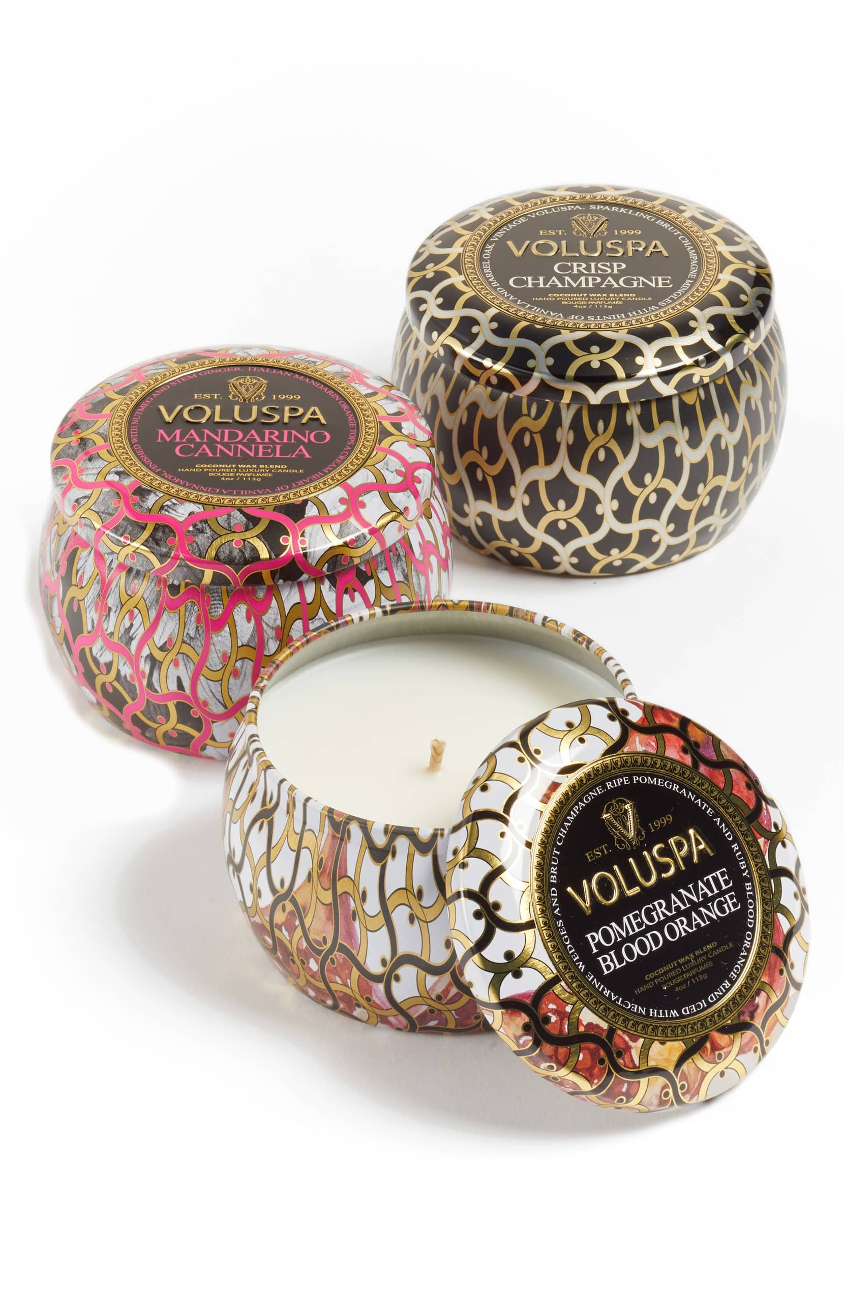 Voluspa Maison Noir Mini Tin Candle Set | Curl Up With One of These 16 Cozy  Winter Candles | POPSUGAR Home Photo 12