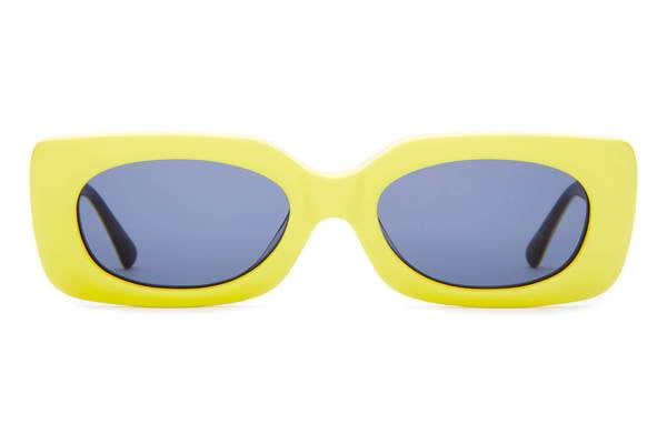 Emma Chamberlain x Crap Eyewear The Supa Phreek Neon Yellow/Vintage Blue