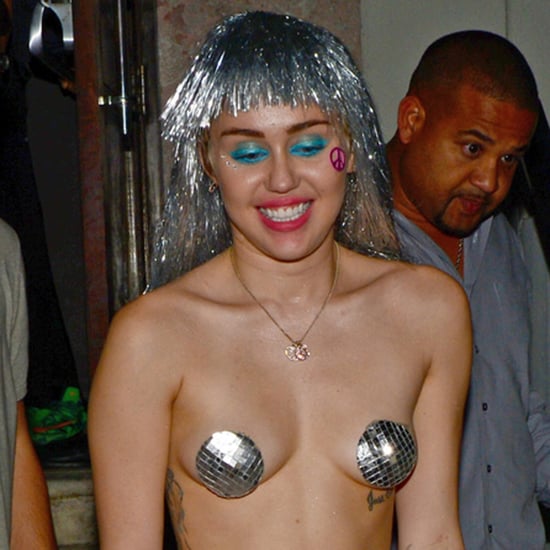 Miley Cyrus Wearing Pasties With Patrick Schwarzenegger