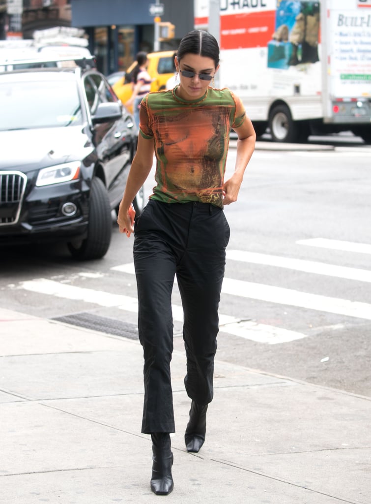 Kendall Jenner And Kourtney Kardashian In Same Shirt Popsugar