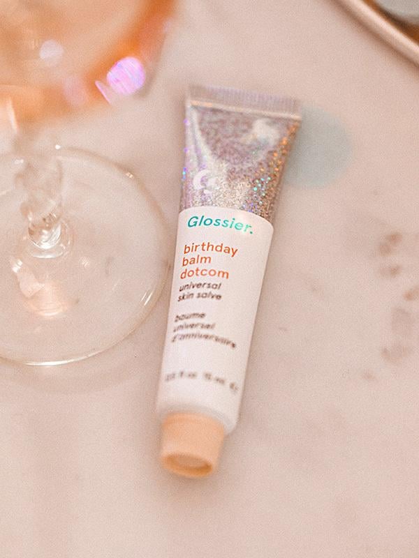 Glossier Balm Dotcom in Birthday Cake | Glossier Black ...