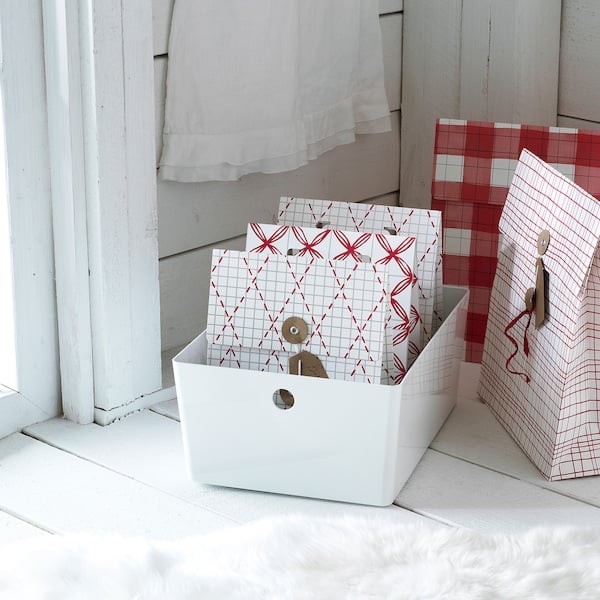 Vinter 2019 Check Pattern Red Gift Bags