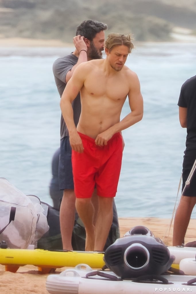 Charlie Hunnam and Ben Affleck Shirtless in Hawaii Pictures