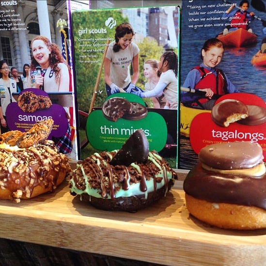 Girl Scout Cookie Doughnuts