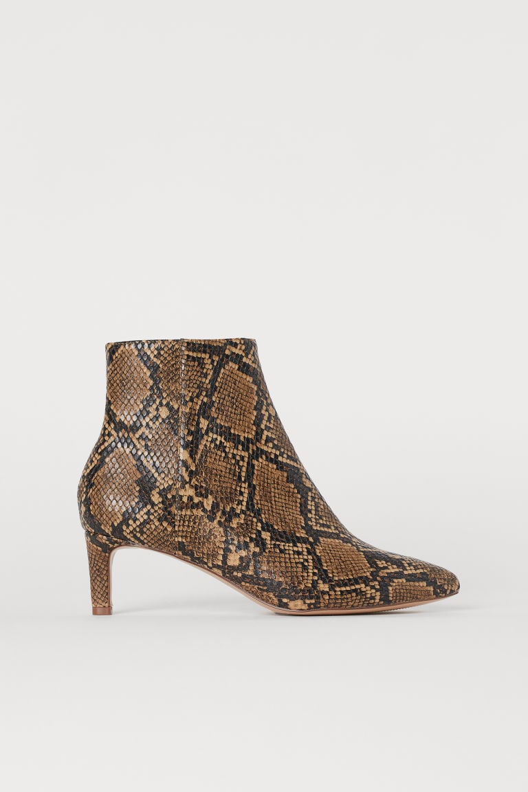 H&M Ankle Boots With Pointed Toes