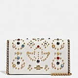 callie foldover chain clutch with ombre quilting