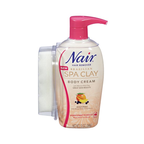 Some people are wary of depilatory creams due to the stench, but Nair's Brazilian Spa Clay Hair Removal Body Cream ($12) disguises the strong smell with mango and acai berry. Plus, it stays on while you shower, meaning it works its magic while you shampoo and condition.