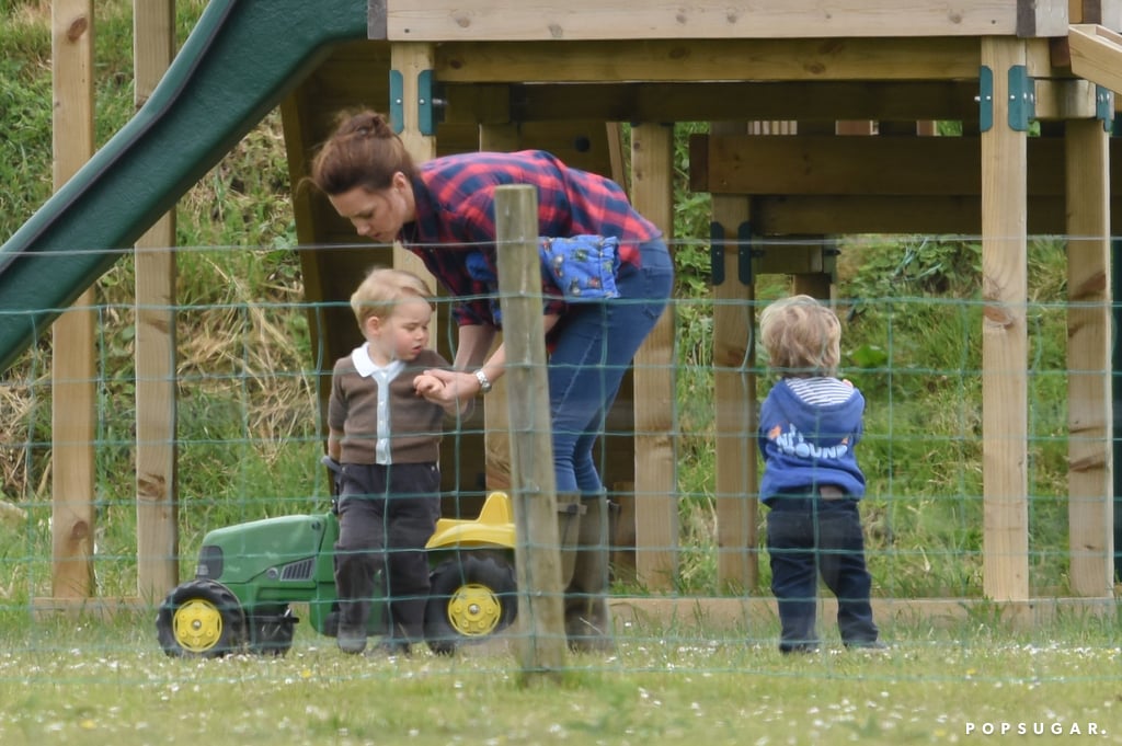 Kate Middleton and Prince George at the Park 2015 Pictures