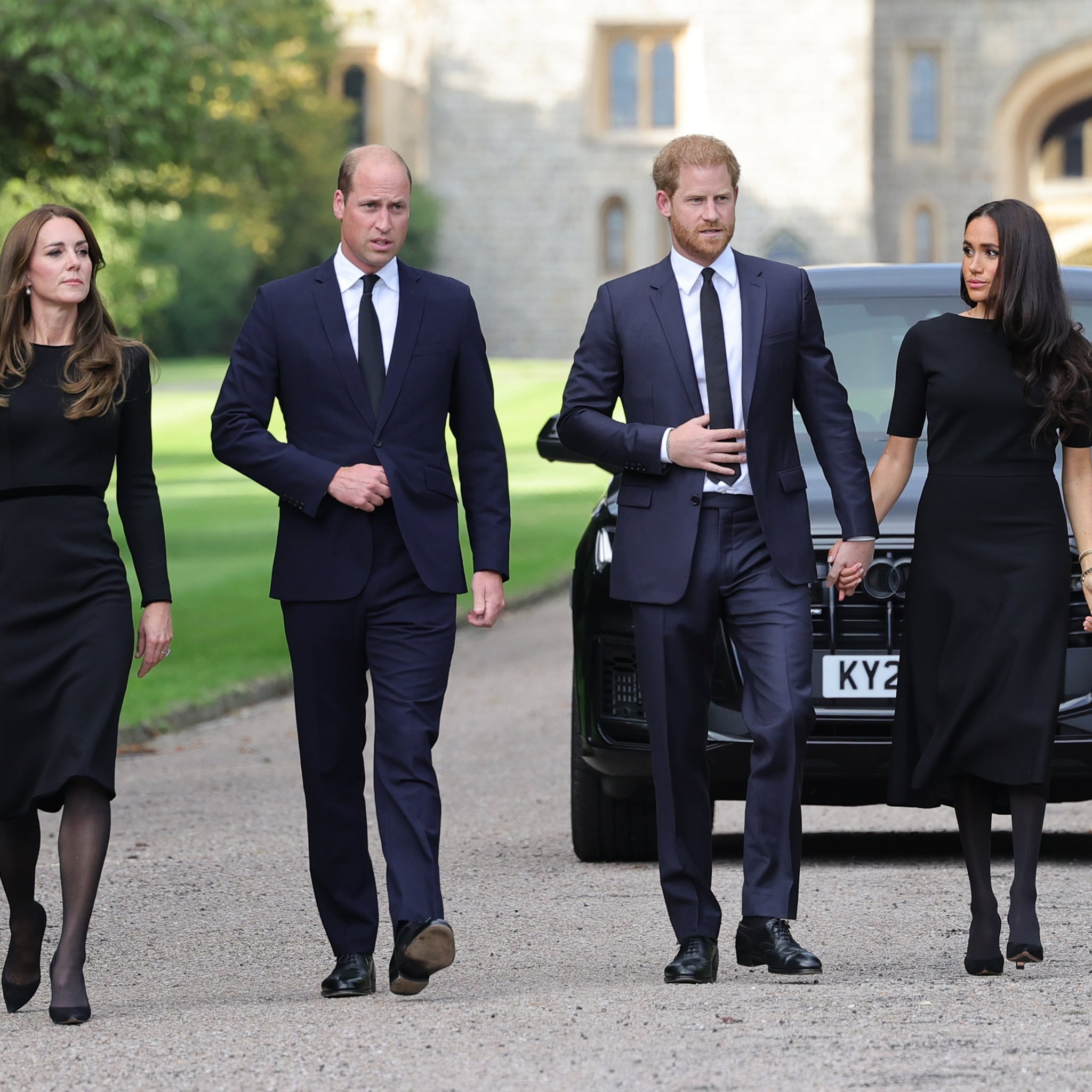 Prince William, Prince Harry, Kate, and Meghan Reunite | POPSUGAR Celebrity