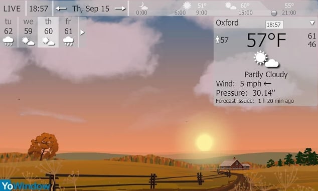 See what the weather is