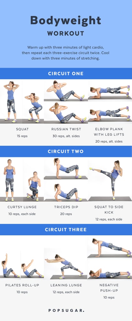 Bodyweight Workout For Women POPSUGAR Fitness Photo