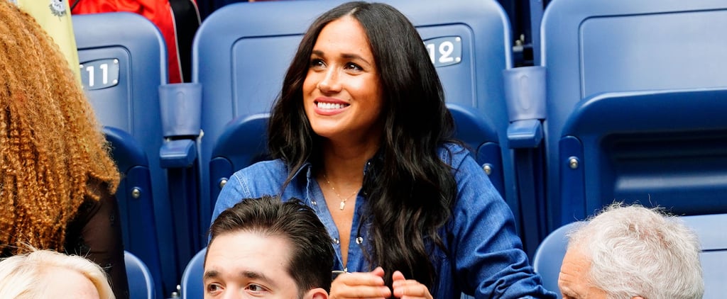 Meghan Markle Wore an "H" and "A" Necklace as She Attended the US Open