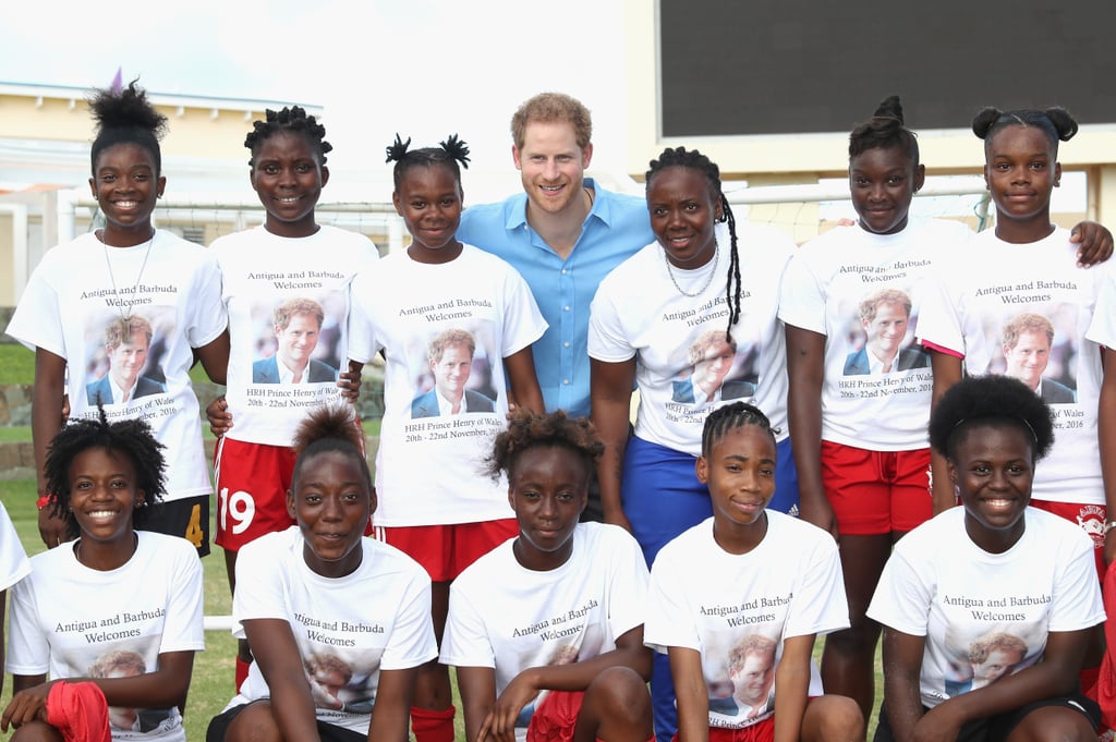 Prince Harry Dancing With Kids in the Caribbean 2016