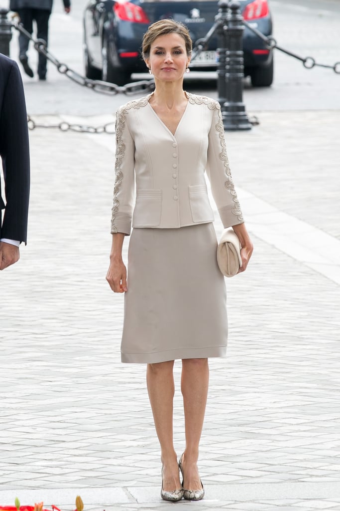 Queen Letizia of Spain Style in France