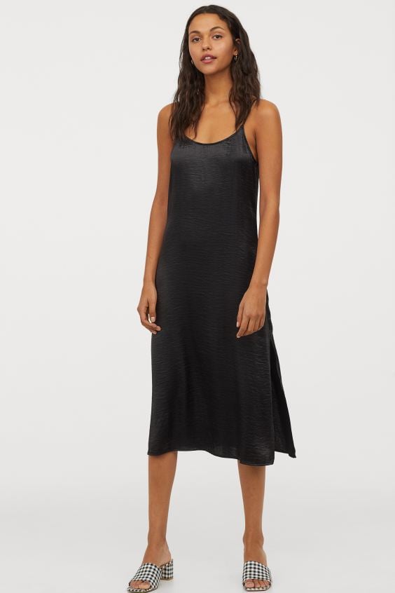H&M Satin SlipStyle Dress Best Summer Dress Trends 2020 POPSUGAR