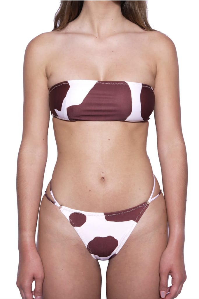艾玛·罗伯茨的确切奶牛比基尼