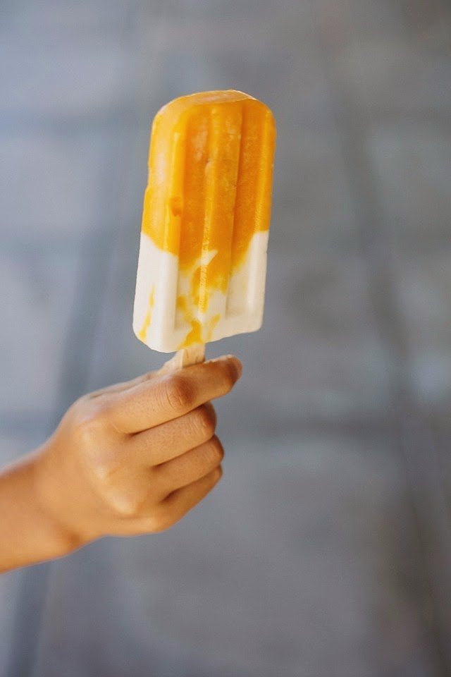 Mango Coconut Pineapple Paletas