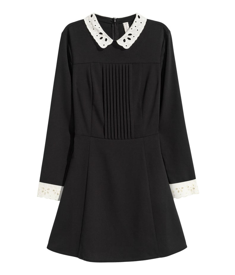 H&M Dress With Lace Collar