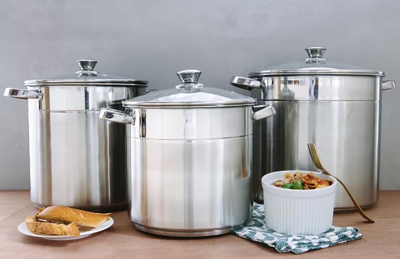 Sedona Stainless Steel Stock Pots With Lids