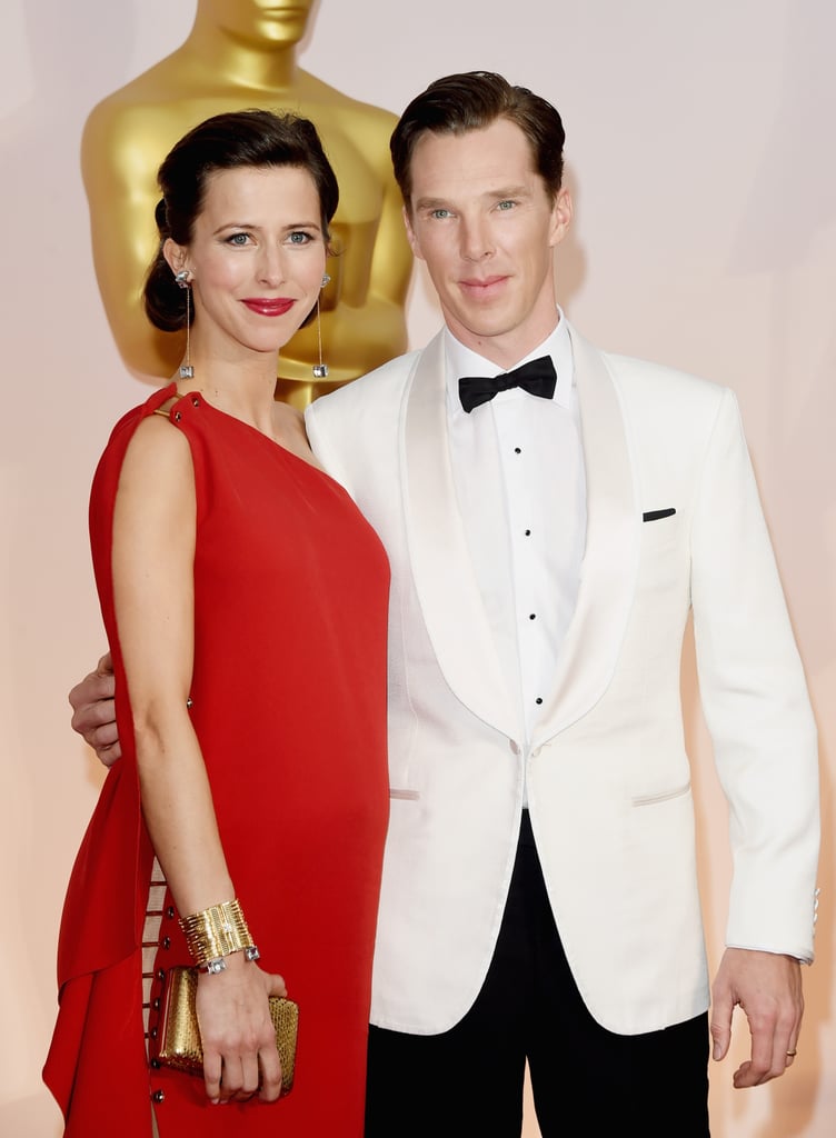 Benedict Cumberbatch and Sophie Hunter at the Oscars 2015