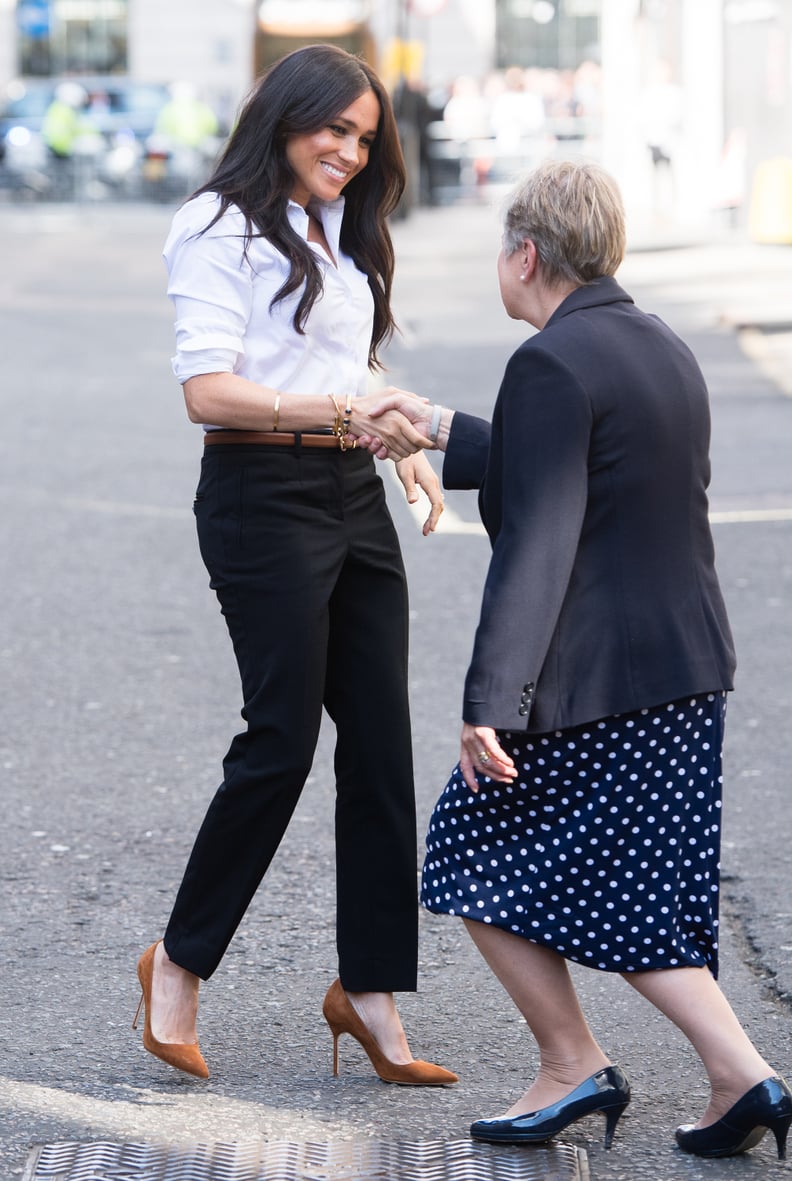 Meghan Markle Wearing Smart Works Collection