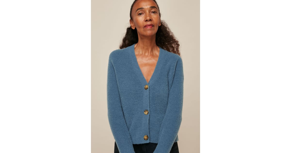 whistles blue cardigan
