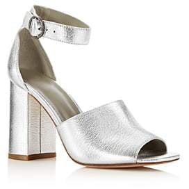 block heel silver shoes uk