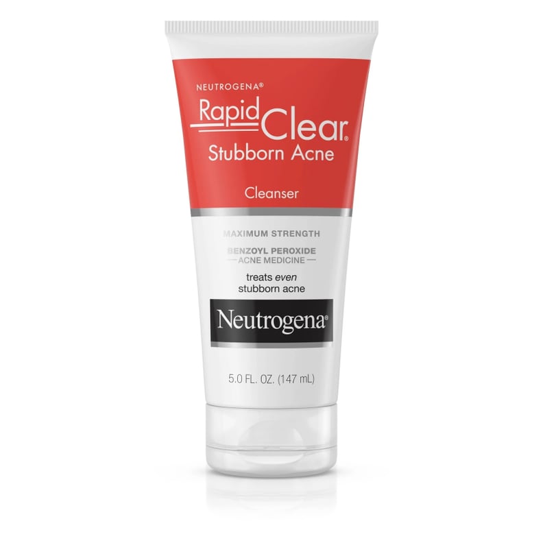 Benzoyl Peroxide Cleanser: Neutrogena Rapid Clear Stubborn Daily Acne Facial Cleanser