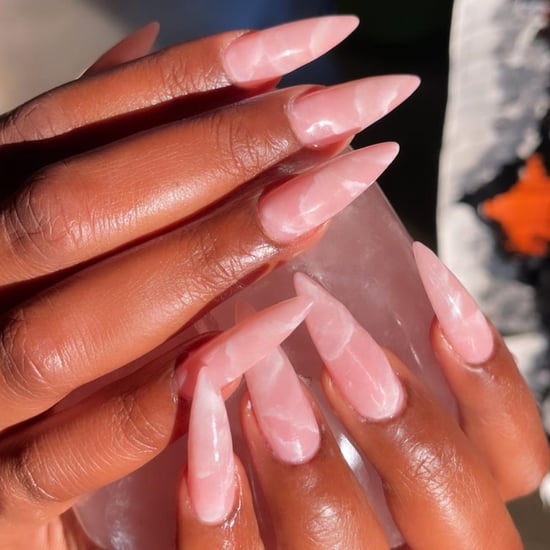 See Pictures of Lizzo's Pink Marble Nail Art