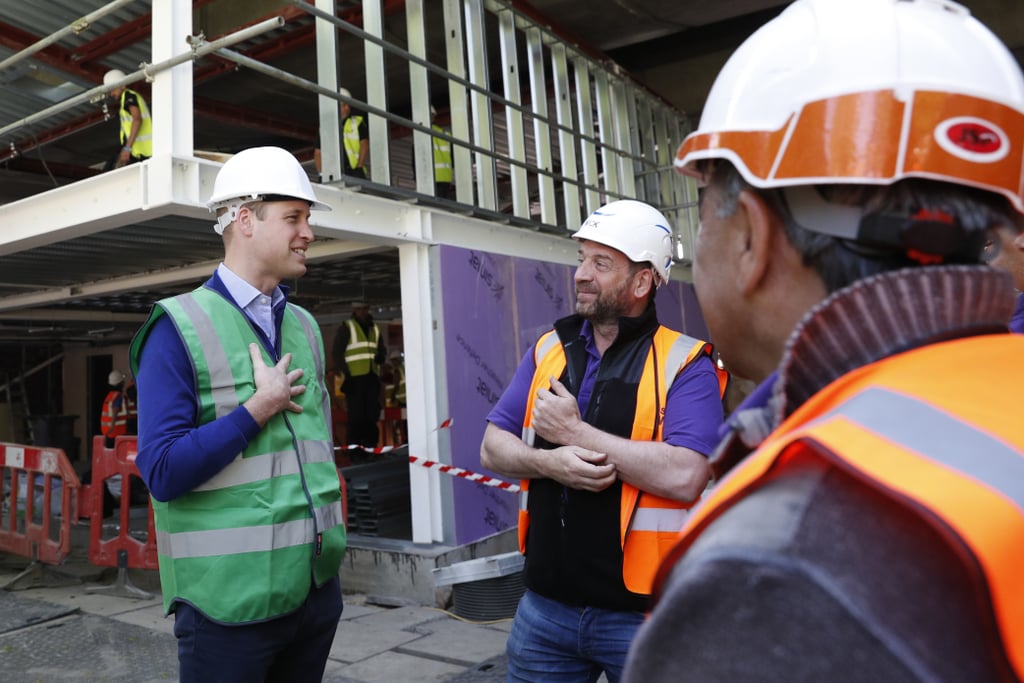 Prince William Painting a Community Center London May 2018