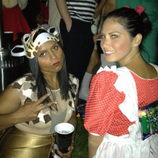 Mindy Kaling and Olivia Munn win a throwback Thursday award for this 2012 Halloween picture.
Source: Instagram user mindykaling