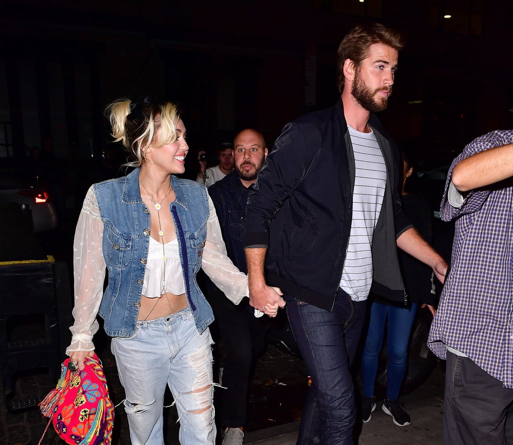 Miley Cyrus and Liam Hemsworth Out in NYC September 2016