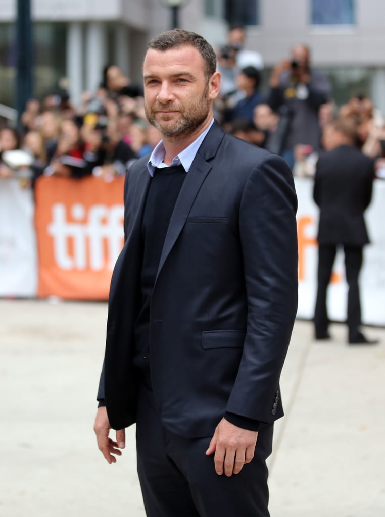 Liev Schreiber sported his signature beard at the Pawn Sacrifice premiere.