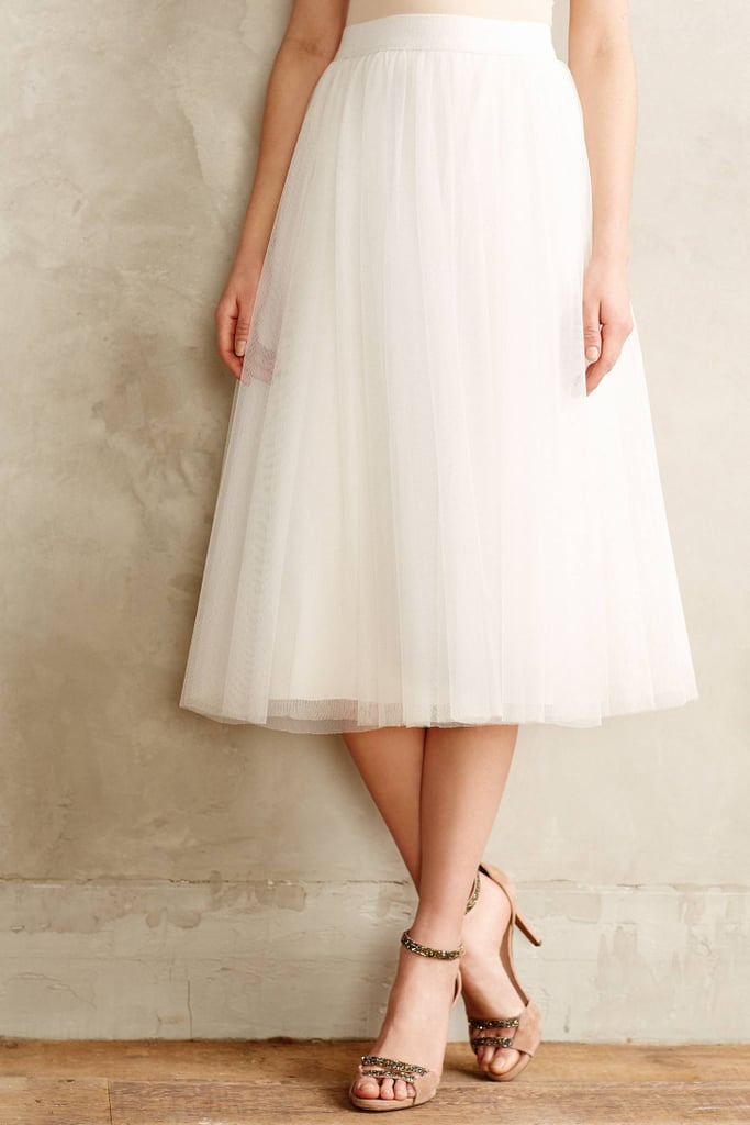 Bailey 44 Tulle Midi Skirt ($168)