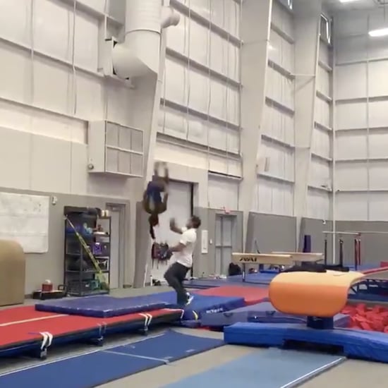 Simone Biles Double Layout Double Backflip Video