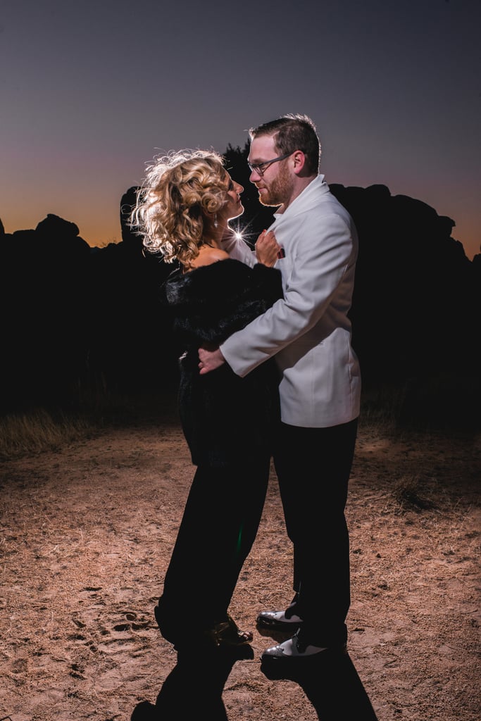 Retro Palm Springs Engagement Photos