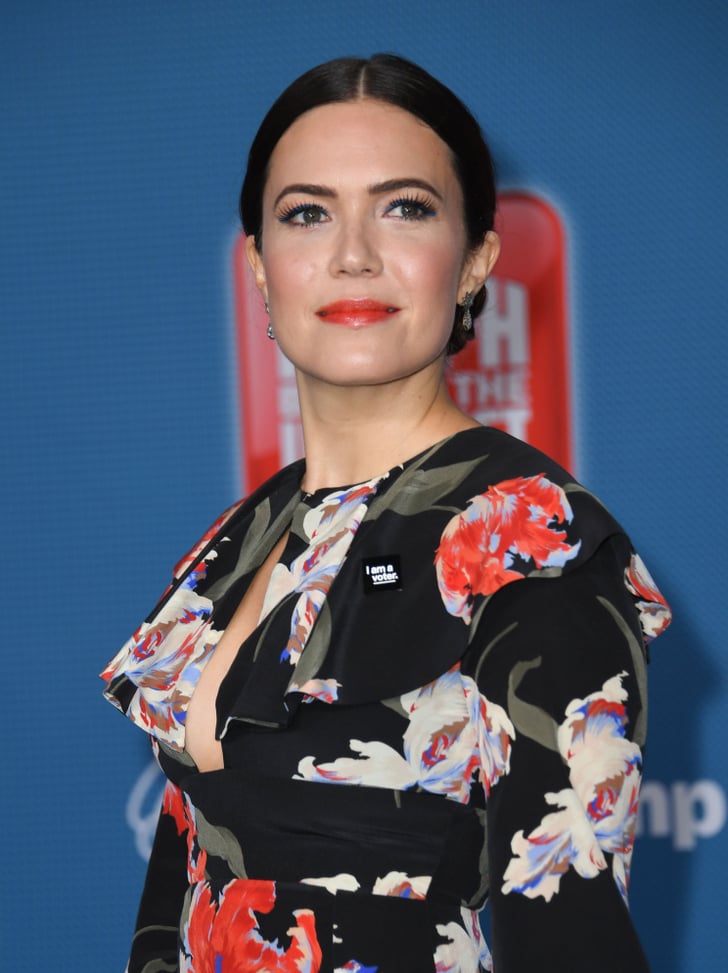 Mandy Moore Floral Dress Ralph Breaks the Internet Premiere | POPSUGAR