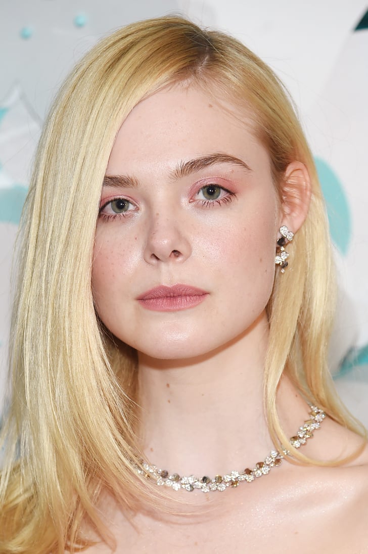 Elle Fanning's Pink Hair 2018 | POPSUGAR Beauty