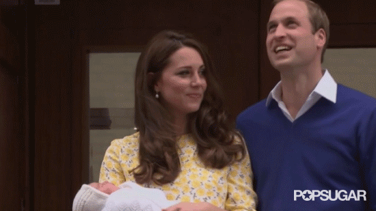 Royal Baby Girl First Appearance GIFs