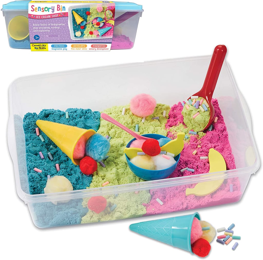 Creativity for Kids Sensory Bin Ice Cream Shop Playset Best Sensory Toys For Toddlers