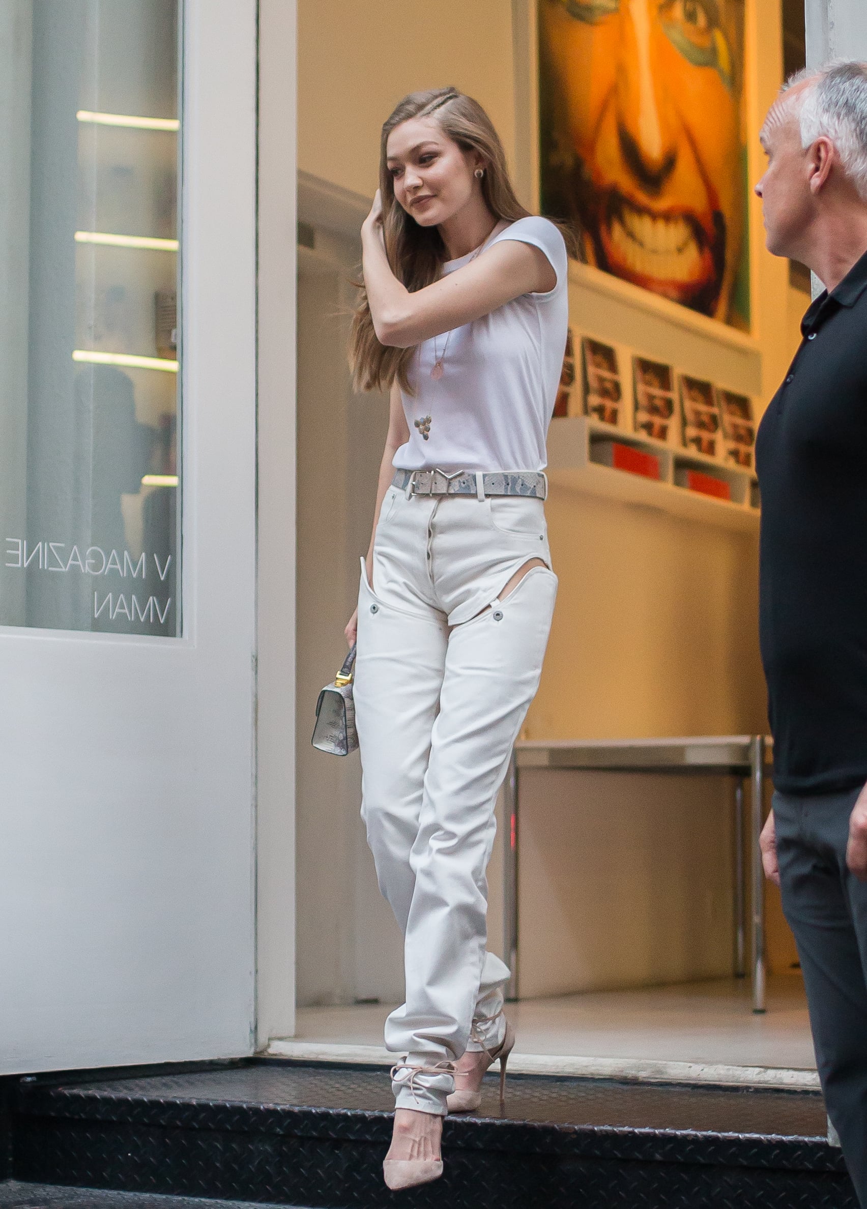 Deconstructed White Denim 20 Staples You Need If You Want To Dress Like Gigi Hadid All Summer Popsugar Fashion Photo 5