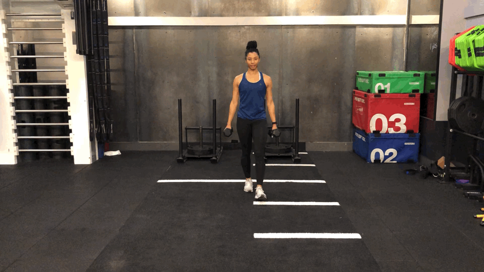 Anti-Lateral Flexion: One-Armed Farmer's Carry