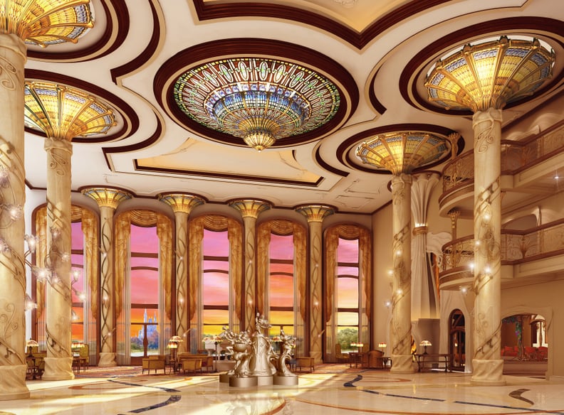 Shanghai Disneyland Hotel Lobby Rendering