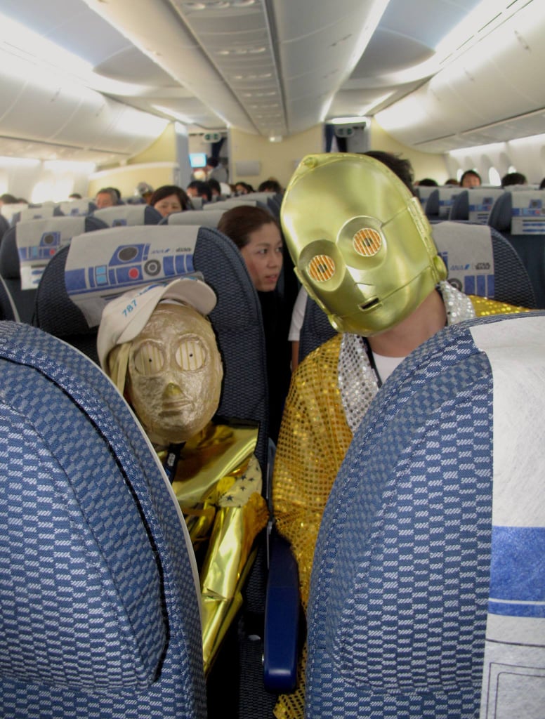 Fans were all sorts of characters.