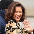 Zendaya Pairs a Tiny Micro Bra With Tiger-Print Boots